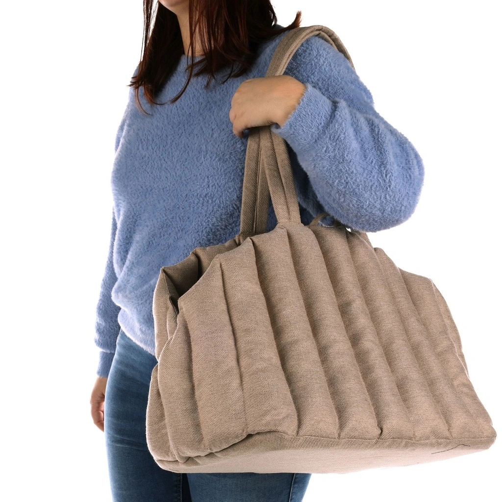 Bæretaske Gladys Beige 58x32x34 cm